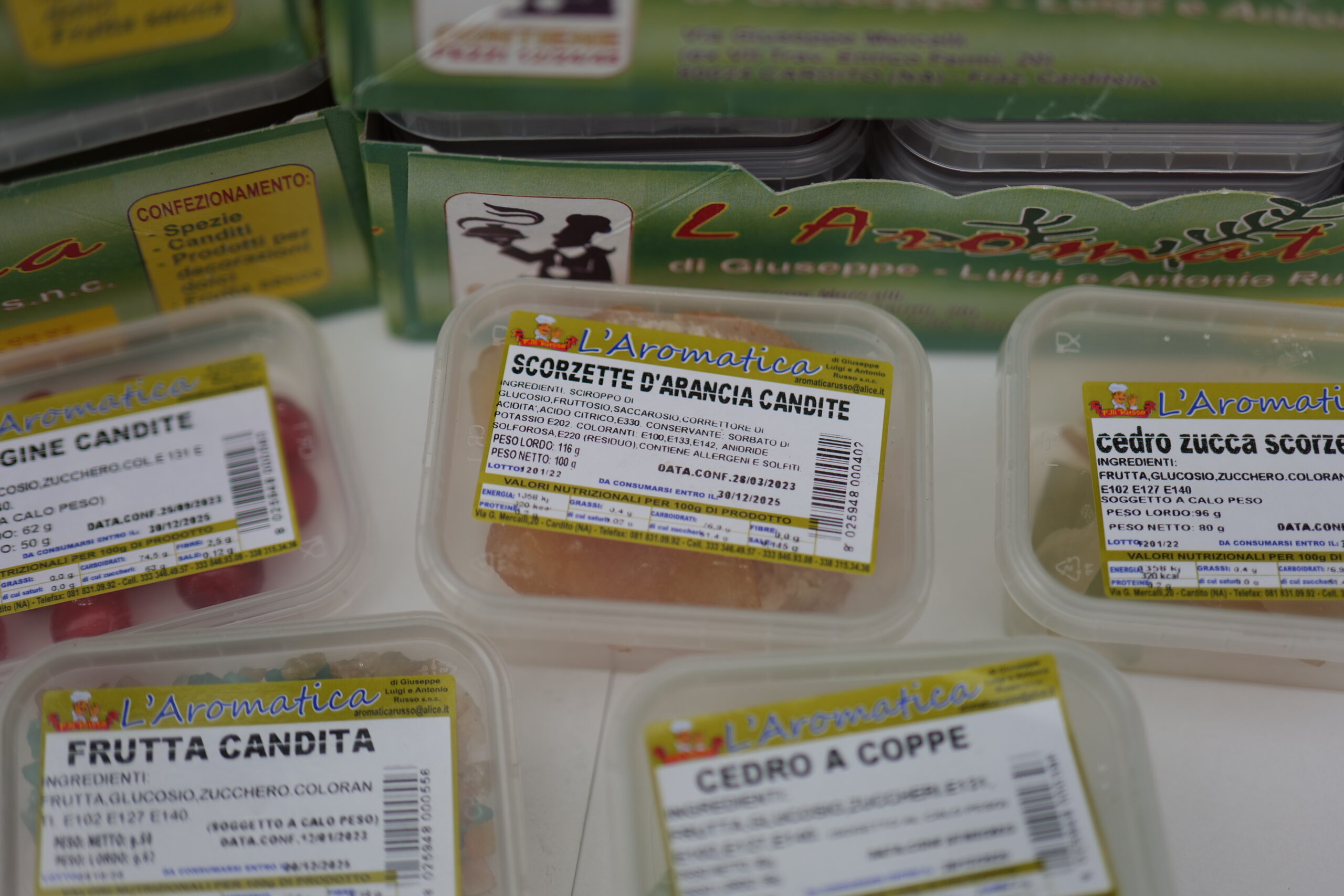 ciliegine frutta candita cedro scorzette d’arancia candite 2