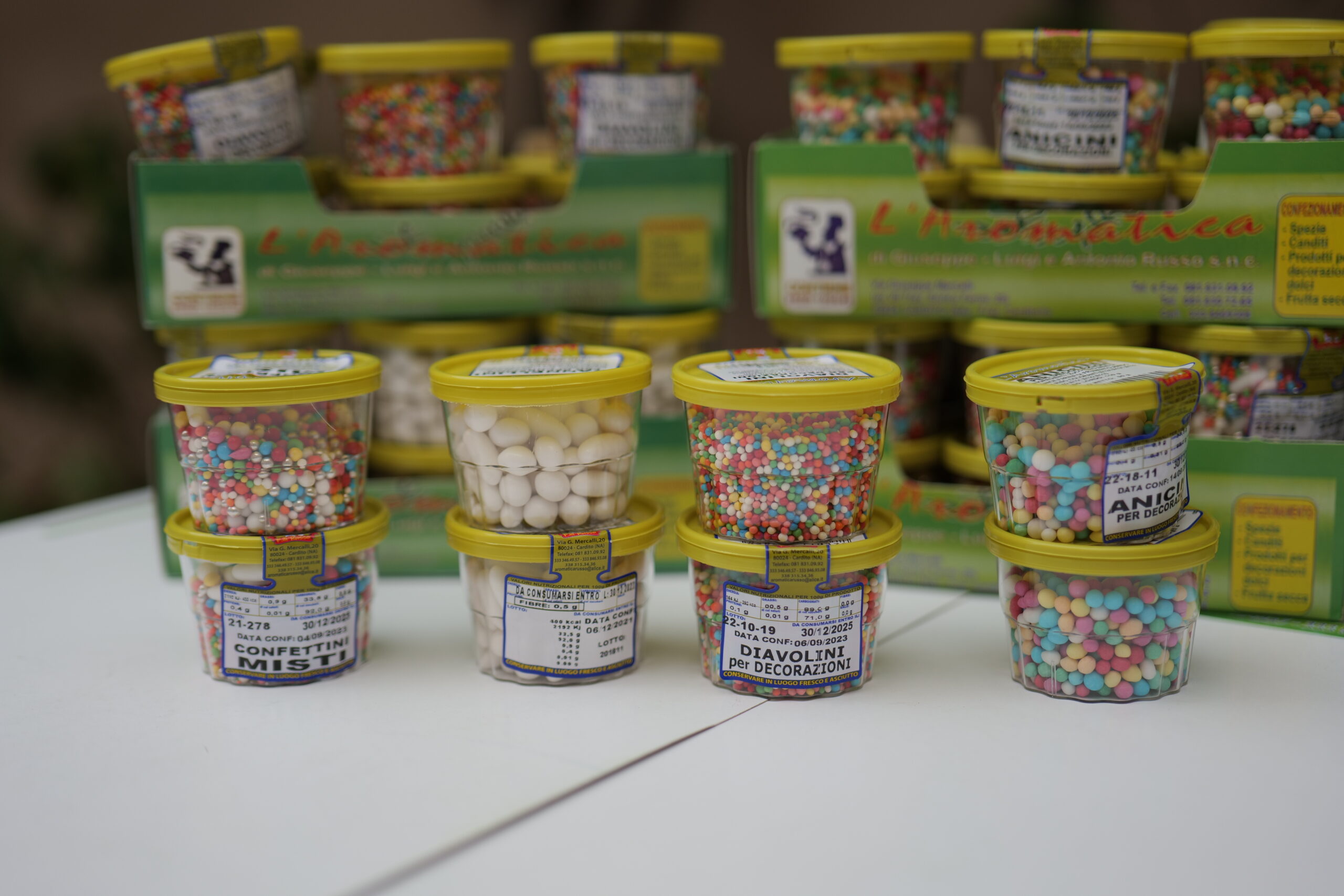 codetta diavolini per decorazione confetti misti